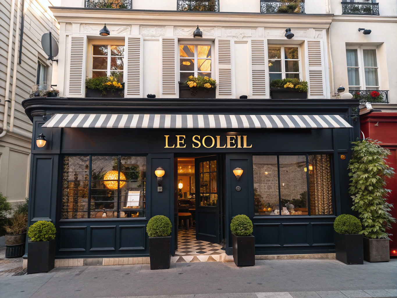 Le Soleil Restaurant Exterior